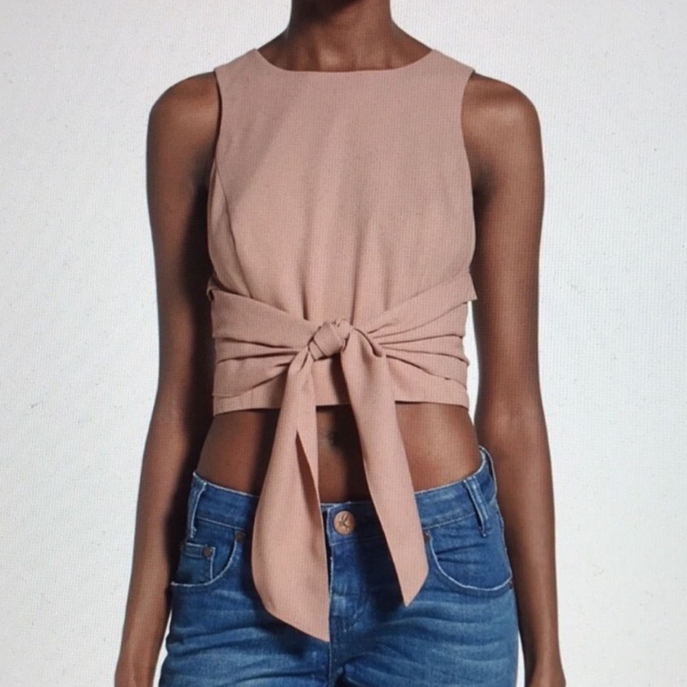 J.O.A. Tie Tank Top